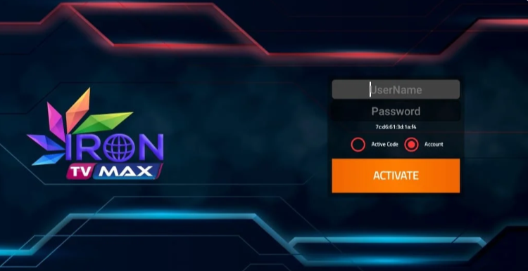 abonnement Iron TV officiel - Interface 4K